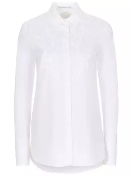 Рубашка хлопковая с вышивкой ERMANNO SCERVINO