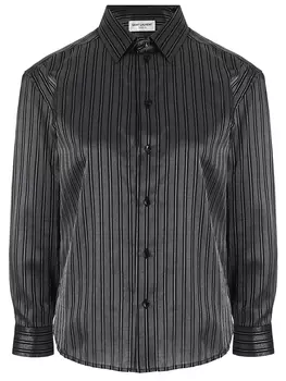 Рубашка хлопковая SAINT LAURENT