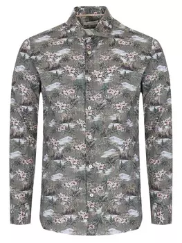 Рубашка хлопковая slim fit