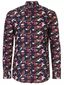 Рубашка хлопковая slim fit