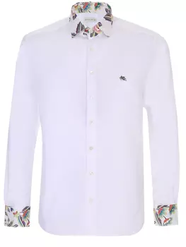 Рубашка хлопковая slim fit