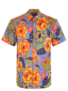 Рубашка хлопковая Slim Fit ETRO