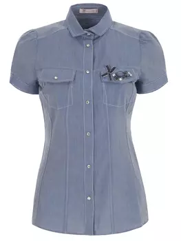 Рубашка хлопковая VIA DELLE PERLE