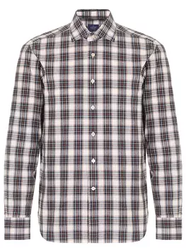 Рубашка хлопковая в клетку ALESSANDRO GHERARDI