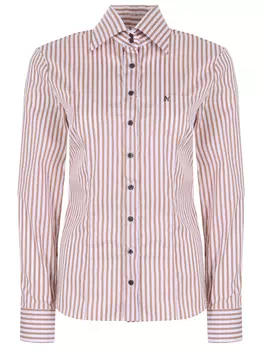 Рубашка хлопковая в полоску