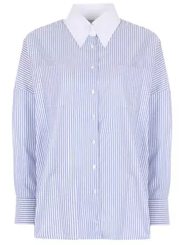 Рубашка хлопковая в полоску