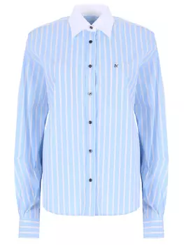 Рубашка хлопковая в полоску