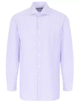 Рубашка хлопковая в полоску