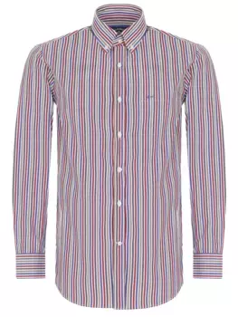 Рубашка хлопковая в полоску