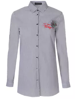 Рубашка хлопковая в полоску