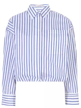 Рубашка хлопковая в полоску DOROTHEE SCHUMACHER
