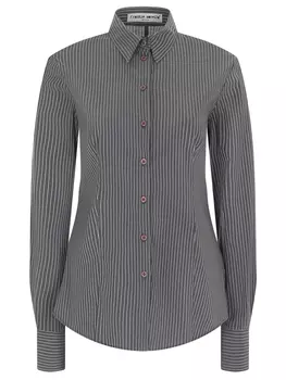 Рубашка хлопковая в полоску FRANKIE MORELLO