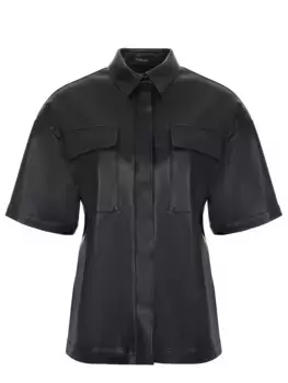 Рубашка из экокожи