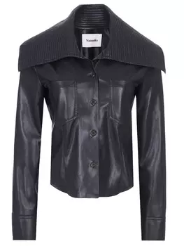 Рубашка из экокожи NANUSHKA