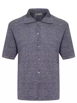 Рубашка из хлопка и льна