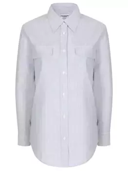 Рубашка из хлопка и льна