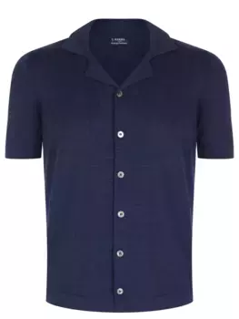 Рубашка из хлопка и льна