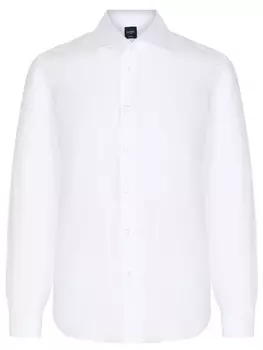 Рубашка из хлопка и льна BARBA