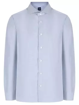 Рубашка из хлопка и льна BARBA