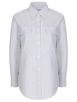 Рубашка из хлопка и льна FORTE DEI MARMI COUTURE