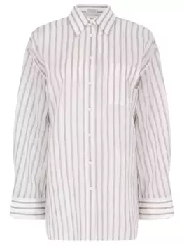 Рубашка из хлопка и шелка