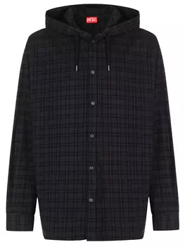 Рубашка из хлопка и вискозы DIESEL