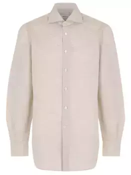 Рубашка из льна и хлопка