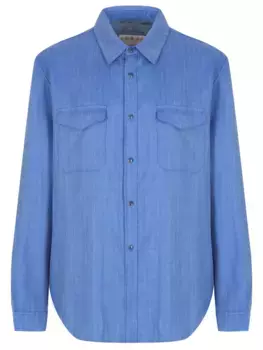 Рубашка из шерсти и шелка