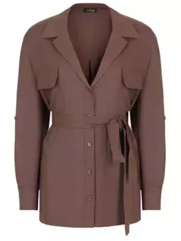 Рубашка из вискозы и льна