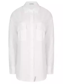 Рубашка из вискозы и льна HINNOMINATE