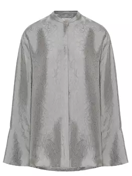 Рубашка из вискозы и шелка AGNONA