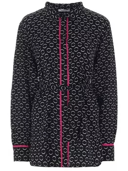 Рубашка из вискозы с принтом