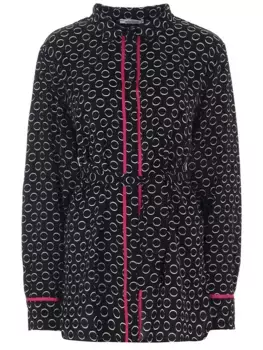 Рубашка из вискозы с принтом