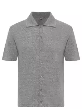 Рубашка изо льна и хлопка