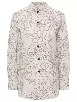 Рубашка изо льна и хлопка