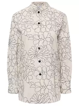 Рубашка изо льна и хлопка BOGNER