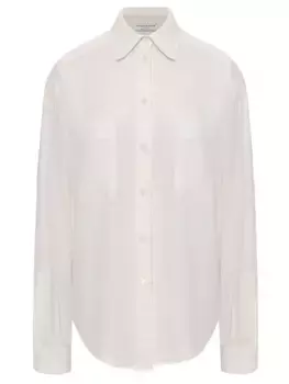 Рубашка изо льна и вискозы