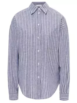 Рубашка изо льна и вискозы