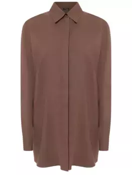 Рубашка изо льна и вискозы