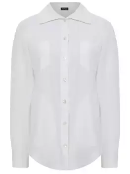 Рубашка изо льна и вискозы