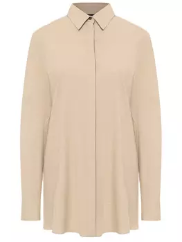 Рубашка изо льна и вискозы