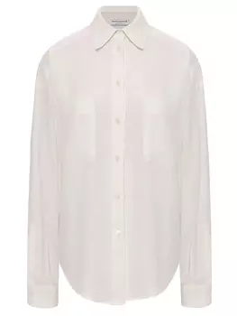 Рубашка изо льна и вискозы BALLANTYNE