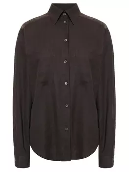 Рубашка изо льна и вискозы BALLANTYNE