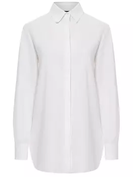 Рубашка изо льна и вискозы KITON