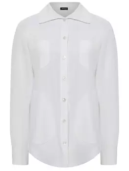 Рубашка изо льна и вискозы KITON