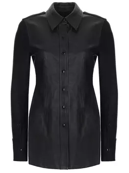 Рубашка комбинированная ALEXANDER WANG