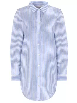 Рубашка льняная в полоску LINEN AND LINENS