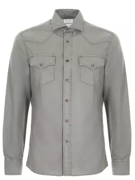 Рубашка Leisure Fit хлопковая