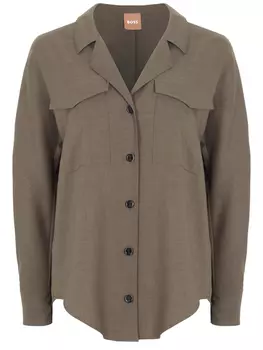 Рубашка однотонная