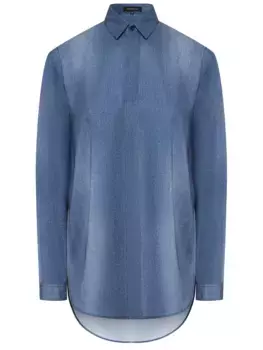 Рубашка однотонная